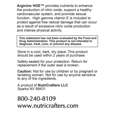 Arginine HGE Label Information