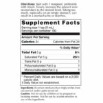 C-8 MCT Oil Supplement Facts Panel