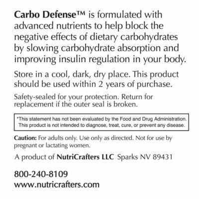 Carbo Defense Additional Label Information