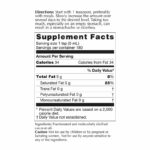 Coconut MCT Supplement Facts Panel