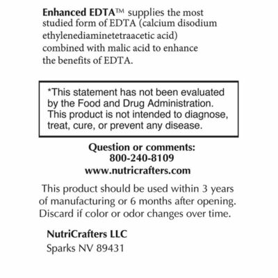Enhanced EDTA Left Label Panel