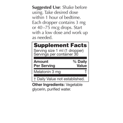 MelaRight Supplement Facts