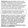 Nattokinase label information