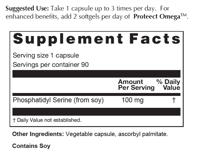 Phosphatidyl Serine Supplement Faxts