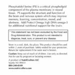 Phosphatidyl-Serine Label Information
