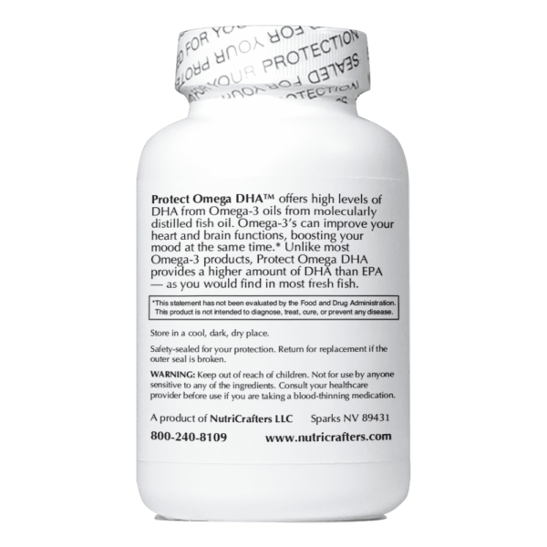 Protect Omega DHA Left Label Panel