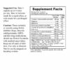 Protect Serotonin Supplement Facts Panel