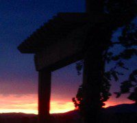 Sunset deck crop